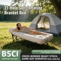 Matelas autogonflant de camping extérieur, lit pliant simple, lit de soutien détachable à double usage