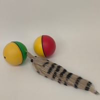 Jouets mobiles amusants pour animaux de compagnie et enfants : Boules électriques roulantes en forme de castor pour chiens et chats, idéales pour le saut et le divertissement.