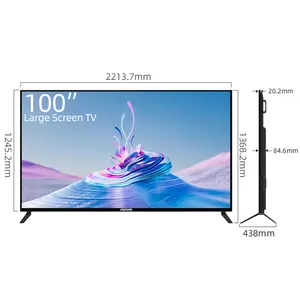 ASANO 100 Polegada 4K Led Tv Fábrica Barato Lcd Tv 98 polegadas Televisão Flat Smart Android 4K TV Televisão