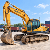 Excavatrice sur chenilles Hyundai 305LC-9 d'occasion de 2012, 30 tonnes, pour la construction, bien entretenue