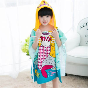 Séchage rapide super absorbant Personnalisé Microfibre À Capuche Enfant dessin animé Peignoir Adolescent Enfants Adulte Natation Serviette <span class=keywords><strong>De</strong></span> Plage <span class=keywords><strong>Poncho</strong></span> - Product Image 5