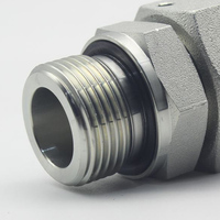 Filetage BSP avec joint captif métrique femelle 24 degrés cône joint torique étanchéité Parker EGE-R-ED raccord hydraulique