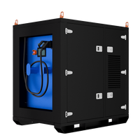 Système de stockage d'énergie mobile silencieux hors réseau 100 kWh LiFePO4, générateur d'énergie d'urgence compact et robuste pour la charge rapide en courant continu