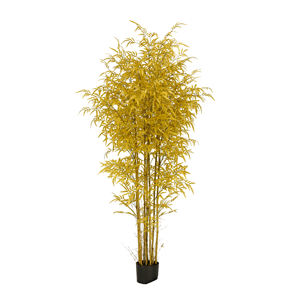 Árbol de bambú <span class=keywords><strong>Artificial</strong></span> para decoración <span class=keywords><strong>Interior</strong></span>, plantas de plástico para exteriores, verde, paquete de 12240cm - Product Image 4