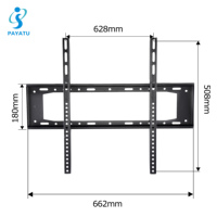 LED LCD TV montaje en pared fijo TV soporte TV estante trajes para Universal 40-80 pulgadas pantalla plana VESA 600*500