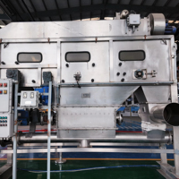Máquina Cortadora de Bolsas de Alta Eficiencia, 200-500 Bolsas/H, Sin Polvo, OEM ODM, para Desempacar Polvo y Gránulos de 20-75 KG