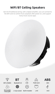Altavoces de Techo Activos Inalámbricos USB Multiroom de Fácil Instalación Smart CS-2, Sistema de Audio para el Hogar, Altavoz de Techo Activo - Product Image 5
