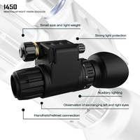 QVS1450 FOV50 FOM2200+ GEN 3 Lunettes de vision nocturne à tube intensificateur d'image OEM ODM 6 niveaux de luminosité Portée de 1500 m Indice de protection IP67