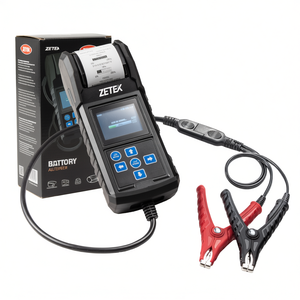Testeur de batterie, d'alternateur et de démarreur Zetex avec écran et fonction d'impression pour diagnostic automobile - Product Image 2