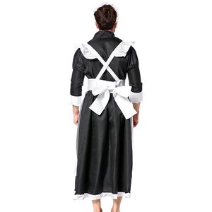 Robe de soubrette française pour <span class=keywords><strong>homme</strong></span>, <span class=keywords><strong>costume</strong></span> de cosplay de valet - Product Image 4