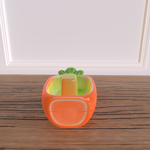 Керамическая экологичная кормушка для птиц в форме моркови, подвесная миска для декора патио, двора и сада - Product Image 4