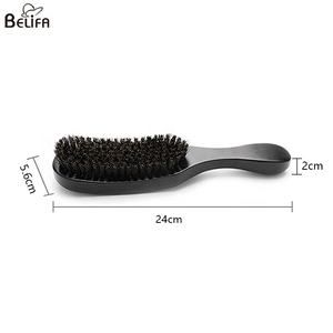 <span class=keywords><strong>Brosse</strong></span> à barbe pour hommes, en bois, poils de sanglier moyen et dure, ondulée, incurvée à 100%, bon marché, 360 - Product Image 5