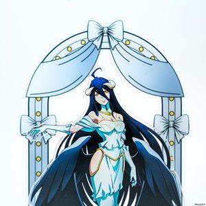 Figurine de collection <span class=keywords><strong>Overlord</strong></span> Albedo Standee pour Otaku, fabriquée en Chine, cadeau pour les fans d'anime - Product Image 2