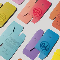 Boîte d'emballage cosmétique et de parfum haut de gamme en carton, sur mesure, à double insertion, avec fond à clipser, impression de logo personnalisée, offset