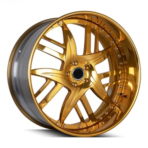 Diseño Cóncavo de Dos Piezas en Aleación de Aluminio Forjado Personalizado, Cromado, Plateado, Dorado y Pulido, para Camioneta Dodge, Chevrolet <span class=keywords><strong>Chevelle</strong></span> - Product Image 5