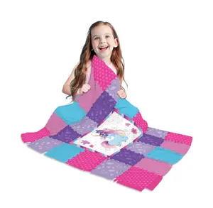2024 populaire vente nouveau design bricolage jouets My Quilt Making coffrets cadeaux pour enfants