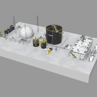 Usine de biogaz anaérobie industrielle avec réacteur de digestion anaérobie pour le traitement des eaux usées et les solutions d'ingénierie