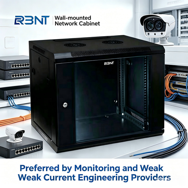 19 Inch 18u Wall Mount Data Rack Enclosure Server Cabinet for Surveillance Low Voltage Engineering Contractors