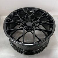 Sur mesure 12000T Forgé |   Norme DOT |   MOQ 4 S1-00039 18-24 Design en maille noire brillante pour jantes de BMW Série 3