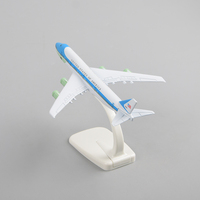 Modèle d'avion en alliage moderne à l'échelle 1:400, US Air Force One, 16 cm, B747-200, avion de simulation en métal fabriqué à la main