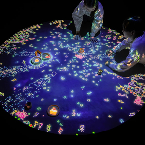 Installation interactive de projection : Une table où les petits se retrouvent, équipement de jeu, système d'installation artistique numérique pour aire de jeux - Product Image 1