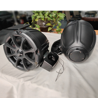 Haut-parleur marin audio stéréo étanche HiFi de 6.5 pouces 100W IP-X6 en plastique passif extérieur pour bateau