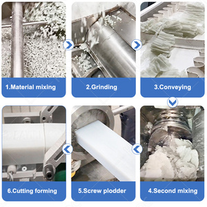 Machine à fabriquer du savon transparent HNOC, machine à fabriquer <span class=keywords><strong>des</strong></span> nouilles de savon, ligne de production de savon à lessive entièrement automatique - Product Image 3