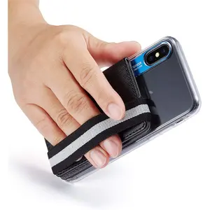 皮革3m贴纸定制颜色通用型手机钱包手机卡座坚持对妇女和男子钱包
