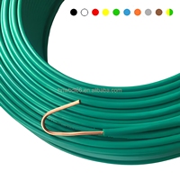 Cables Eléctricos Flexibles para Instalaciones en Edificios, 1.5mm 2.5mm 4mm 6mm BVR/RV, Cable de Tierra Aislado en PVC con Cobre Desnudo