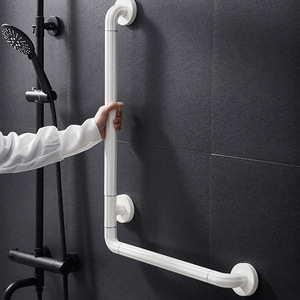 Barres d'appui murales en acier inoxydable antidérapantes, capacité de charge de 300 kg, pour salle de bain, escalier et soutien de sécurité pour personnes âgées - Product Image 1