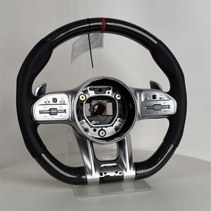 Expédition rapide Volant en fibre de carbone pour <span class=keywords><strong>Mercedes</strong></span> Benz CLS 350 W157 W218 W219 W257 53 63 A45 W176 W177 <span class=keywords><strong>AMG</strong></span> - Product Image 4