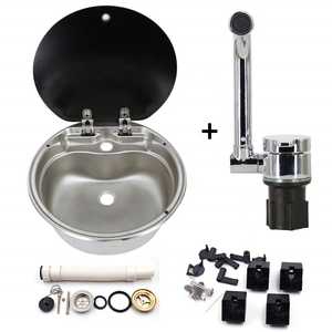 Évier <span class=keywords><strong>de</strong></span> cuisine <span class=keywords><strong>caravane</strong></span>, salle <span class=keywords><strong>de</strong></span> bain, évier <span class=keywords><strong>de</strong></span> cuisine, robinet inclus - Product Image 1
