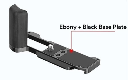 Poignée en forme L Bois d'ébène