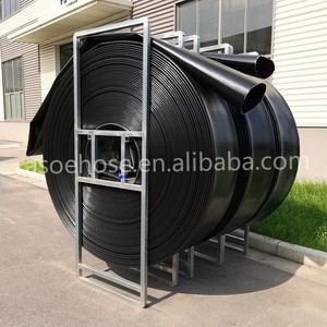 Tuyau d'arrosage plat Asoe sur mesure, tuyau en PU de 8 pouces pour l'irrigation agricole et l'alimentation en fumier - Product Image 3