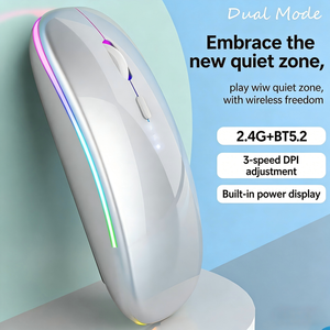 Portable Light-Weight <b>Mouse</b> Ultra-thin Rechargeable with 2.4 RGB for Laptop - Product Image 2