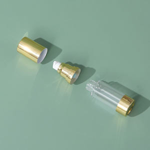 UV-beschichteter Airless-Pumpspender aus Kunststoff für Lotionen und Cremes, vergoldet und versilbert, Hautpflegeverpackung 15ml 30ml 50ml 80ml 100ml 120ml - Product Image 5