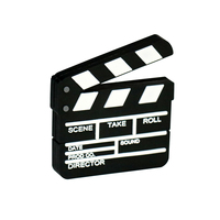 Promosi Kapasitas Penuh Saham Film Slate Film Clap Stick Pen Drive 512MB 1GB 2GB 4GB 2.0 Catatan Musik USB Flash Drive 3.0