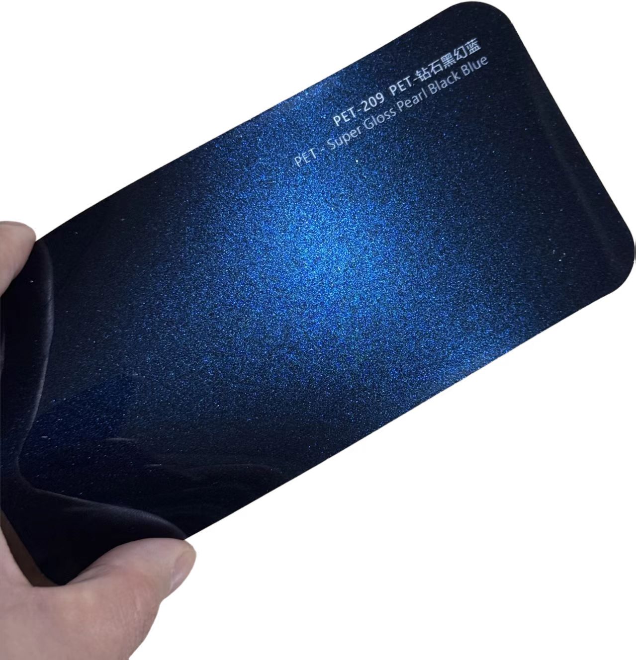 super brillant perle noir bleu