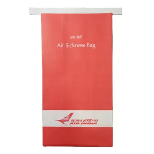 Airline Sick Bags Custom Printed Vomit Bag Paper Vomit Bag