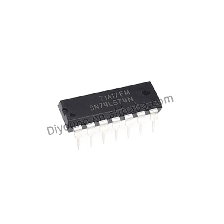 Diyouno New and Original Integrated Circuits Electron Components 74LS74 DIP-14 SN74LS74 Ic Chip