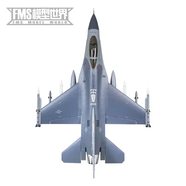 80mm Edf Jet F-16 Falcon Model Fighter Remote Control Assembling Fixed-wing Airplane 6CH RC