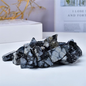 Piedra de Obsidiana en Bruto Natural de Alta Calidad, Piedra de Nieve, para Decoración y Regalos Ecológicos - Product Image 4