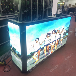 एलईडी वीडियो दीवार के साथ पोर्टेबल फोल्डिंग dj बूथ - Product Image 6