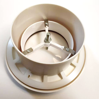 Grilles de ventilation en plastique ABS pour climatisation, diffuseur d'air rond, vanne d'air, sortie de climatisation, grille de ventilation AC