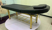 Camas de salón de belleza chino, cama de masaje ajustable, barato, mesa de belleza facial, venta al por mayor