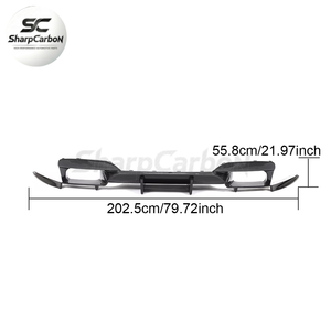 Diffusore Posteriore in Fibra di Carbonio per <span class=keywords><strong>BMW</strong></span> <span class=keywords><strong>Serie</strong></span> <span class=keywords><strong>6</strong></span> F06 F12 F13 M6 <span class=keywords><strong>Gran</strong></span> Coupé 2013 - 2019 - Product Image 6