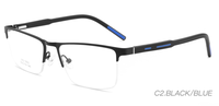 Vente en gros, lunettes en acier inoxydable, monture en métal, lunettes optiques, montures en métal