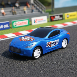 Kids Friction <b>Powered</b> Sports Car Toy Plastic Racing Vehicle 1:16 Scale for 5-7 Years Unisex Pretend Play and Outdoor Fun - Product Image 3