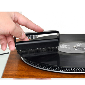 Cepillo de Limpieza de Discos de Vinilo de Fibra de Carbono y Aleación de Aluminio Personalizado, Antiestático, Eliminador de Polvo para Tocadiscos LP - Product Image 5
