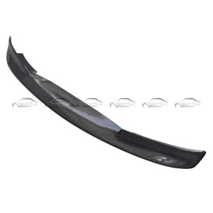 Lèvre de pare-chocs avant en fibre de carbone style CSL avec aileron de becquet et séparateur de type ailette pour BMW E46 M3 modèle 2001+ État Neuf - Product Image 4